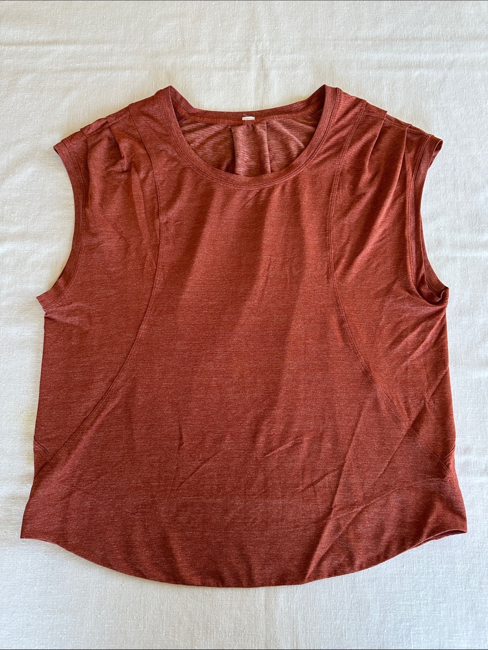 Lululemon Gait Keeper Short Sleeve Heathered Bonfire